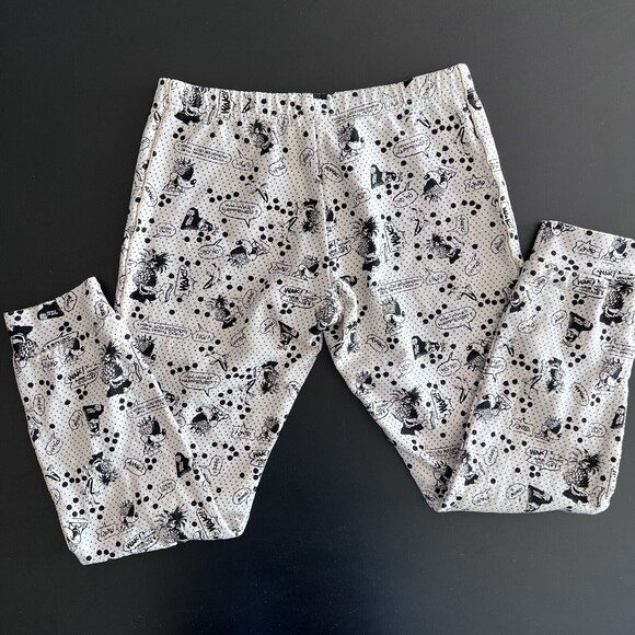 P.A.M. Perks and Mini Cream Black Gold Comics Womens Cotton Joggers M Streetwear - Picture 8 of 8